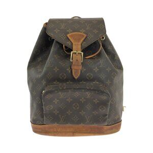 LOUIS VUITTON Brown Monogram Backpack